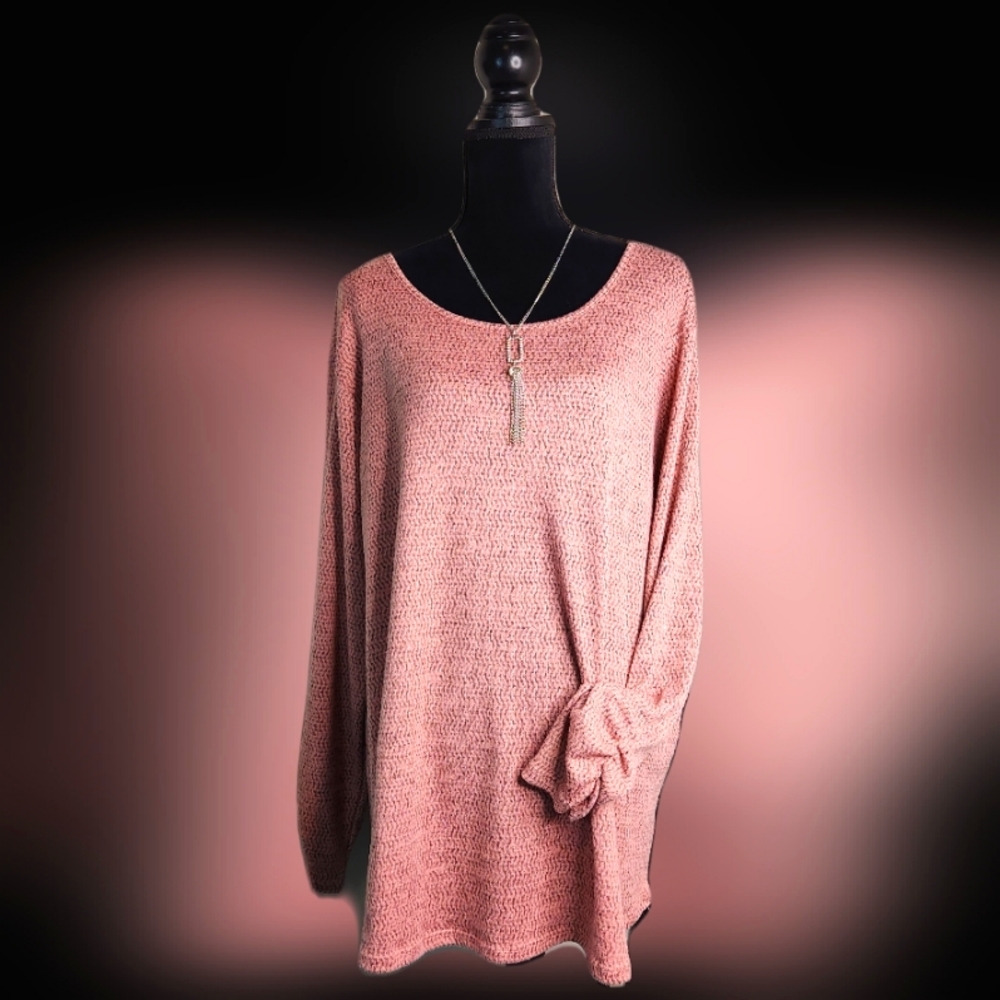 #C123 Plus Size Women's Long Sleeve Sweater